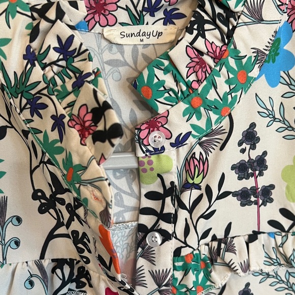 Sunday Floral Print Dress - Multicolor - Picture 6 of 9